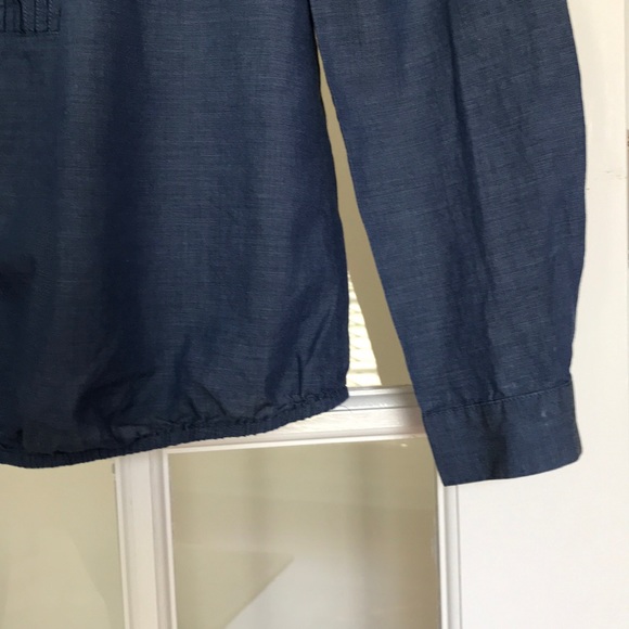 LOFT Ruffle-Neck Blouse - Picture 4 of 8